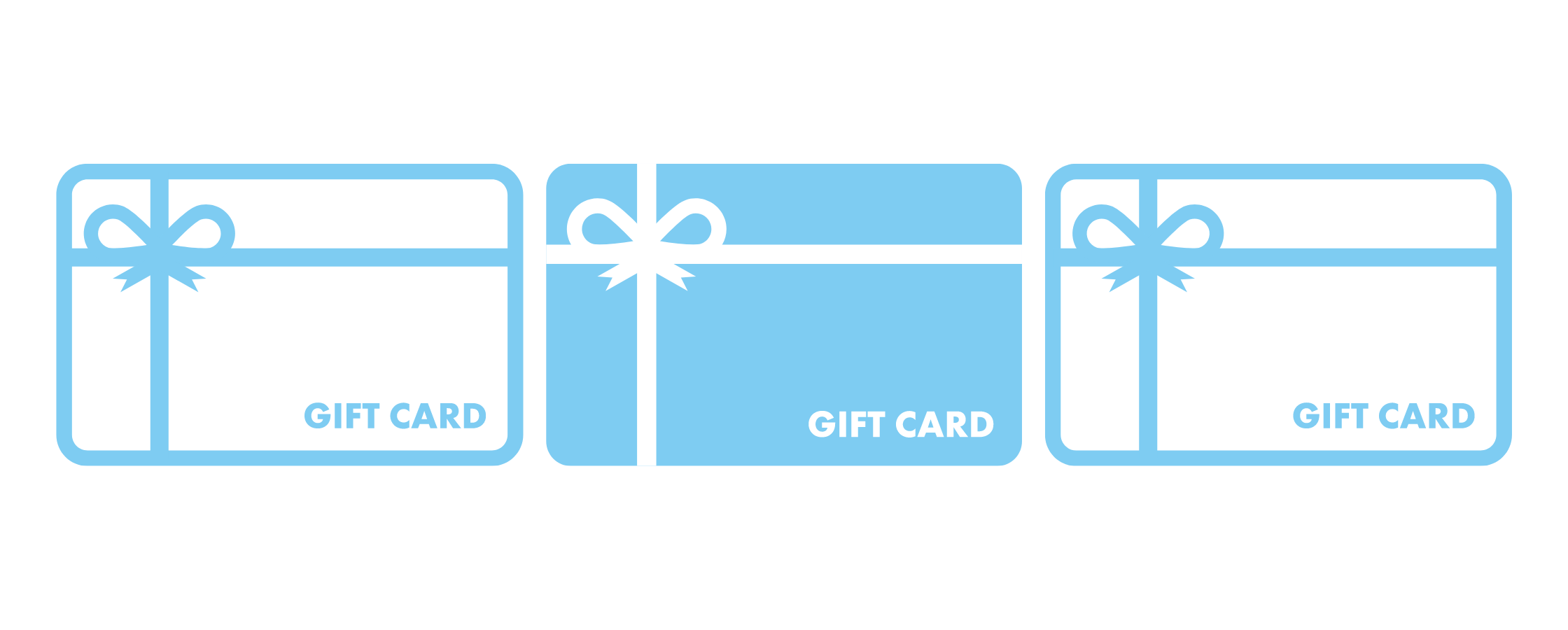 Gift card icon. 