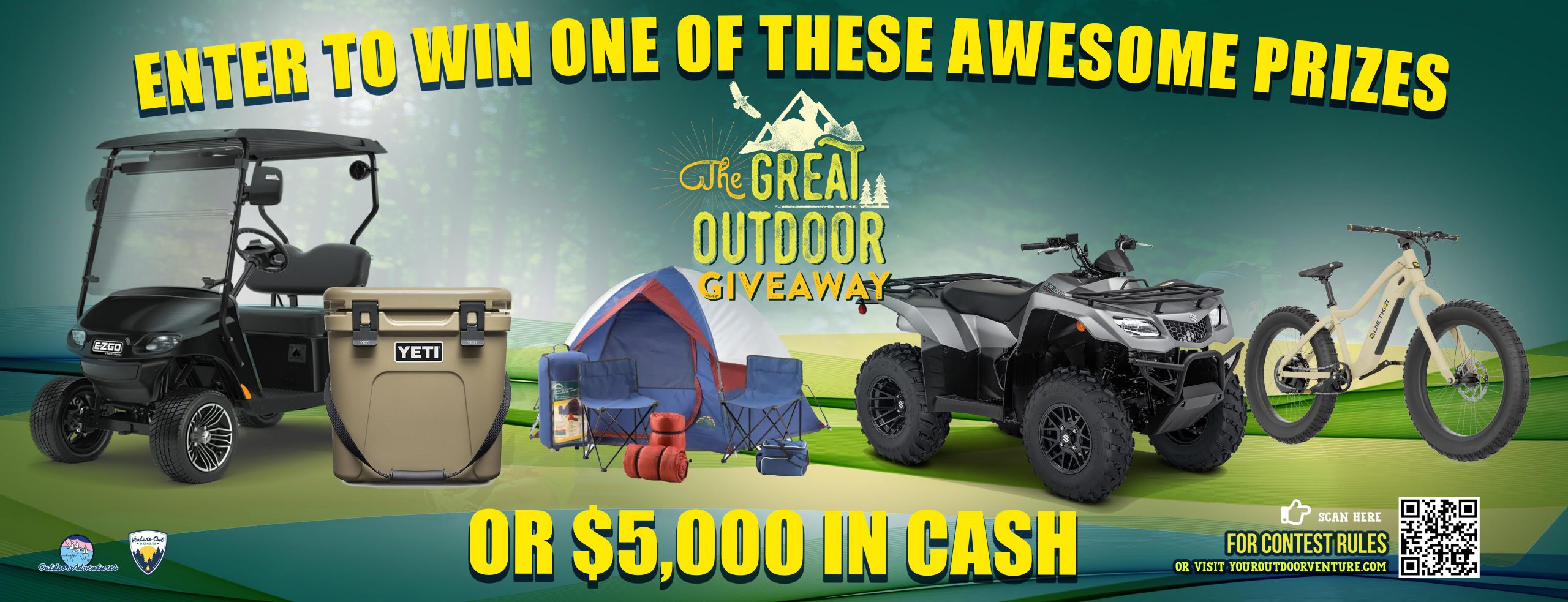 The Great Outdoor Giveaway Banner