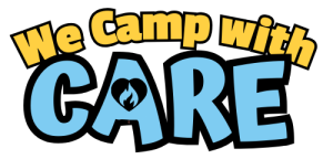 We Camp with Care Logo