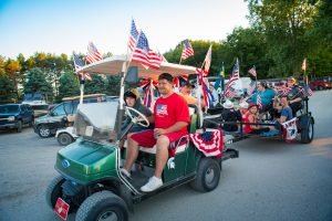 Golf cart parade