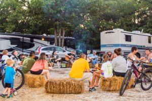 Outdoor Adventures Summer family Campfire